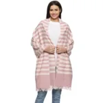 Handmade Merino Woolen Women Stole From Himalaya 70x200cm – Rose Pink