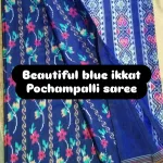 Pochampalli ikkat silk saree