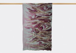 Stole Hand Painted With Fringe