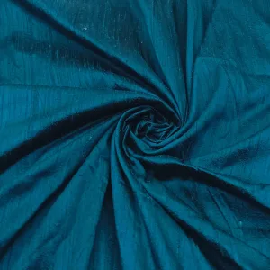 Bottle Green Dupion Silk Fabric