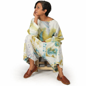 HAND PAINTED TROUSER WIDE