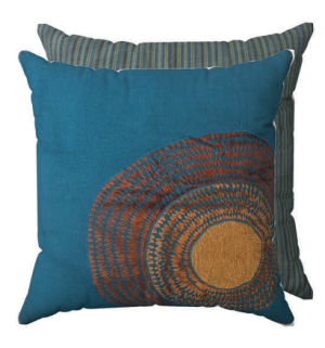 Cushion Cover With Hand Embroidery Circular Design (3 Layer)