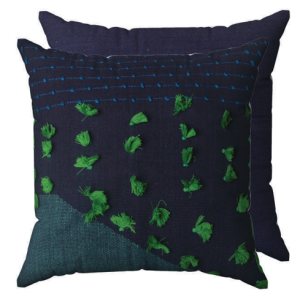 Cushion Cover With Extra Weft