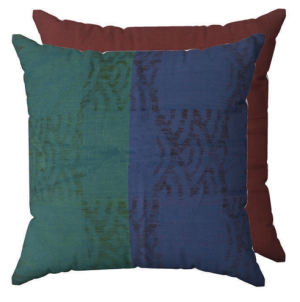 Cushion Cover Woven Zig Zag Warp Print