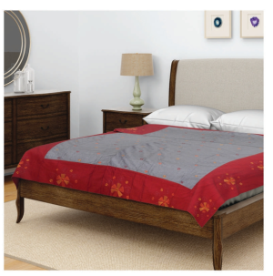 Bed Cover – Cherry Phool (150X225 Cm)