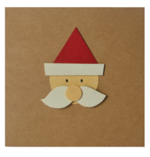 Greetings Card - Santa Designed
