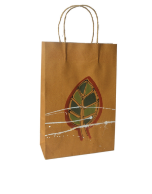 Paper Bag - Leaf Designed (Medium)