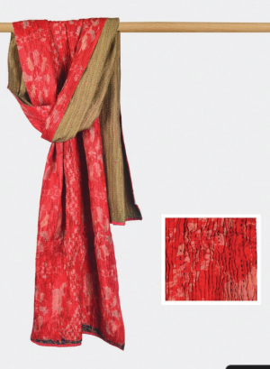 Reversible Stole – Pintuck Kantha