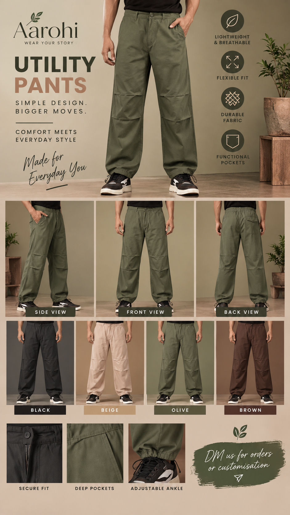 ✨ Aarohi Parachute Pants ✨