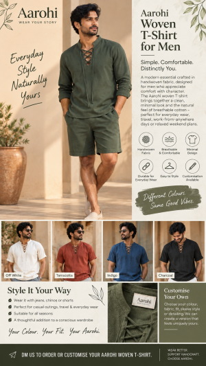 ð¤  Aarohi Handmade Ved Shirt  ð¤