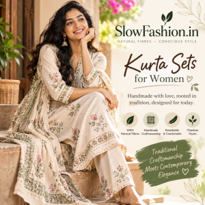⭐ð¿ SlowFashion.in | Handmade Customisable Kurta Sets for Women ð¿⭐