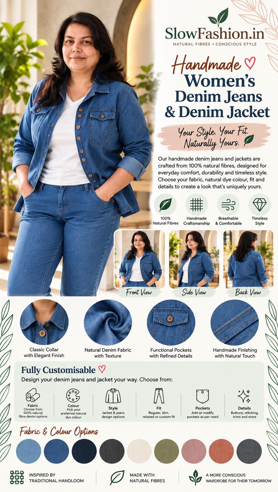 ð Handmade Denim, Your Way — SlowFashion.in ✨