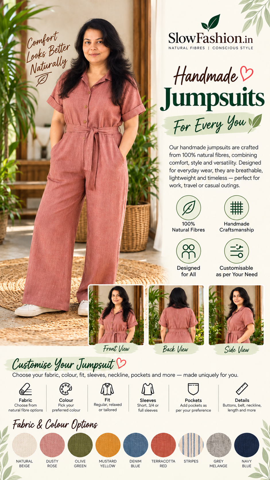 ð¿❤️ SlowFashion.in – Handmade Jumpsuits, Made Your Way ð✨