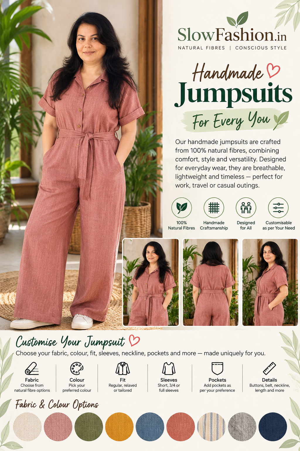 ð¿❤️ SlowFashion.in – Handmade Jumpsuits, Made Your Way ð✨