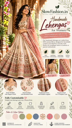 ⭐ð¿ SlowFashion.in | Handmade Lehengas for Women ð¿⭐