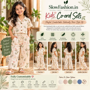 ⭐ð¿ SlowFashion.in | Handmade & Customisable Kids’ Co-ord Sets ð¿⭐